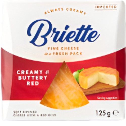 브리에트 크리미 &amp; 버터리 레드 치즈 125g